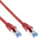 InLine Patch Laidas S/FTP PiMF Cat.6A halogen-free 500 MHz raudonas 5 m