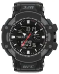 TIMEX Vyri&scaron;kas Skaitmeninis Laikrodis TW5M51800 53mm Dervos Korpusas Juoda Dervos Juosta Pilkas Ciferblatas INDIGLO Naktinis Ap&scaron;vietimas 100m Atsparumas Vandeniui