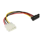 InLine SATA maitinimo adapterio laidas 5,25 colio / 15 kontaktų SATA 0,15 m, žemyn lenktas