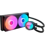 Skystas CPU au&scaron;intuvas NZXT Kraken Core RGB 240 &ndash; All-in-One 240 mm radiatorius, RGB ap&scaron;vietimas, juodas