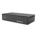 StarTech.com Secure 4-Port dviejų monitorių 4K DisplayPort KVM jungiklis su USB 3.0 &scaron;akotuvu ir garsu