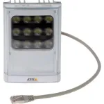 AXIS T90D25 White LED Illuminator, 1000 lm, PoE, IP66/IP67, IK10, sieninis/lubinis/stiebinis montavimas | Kur.lt