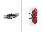 Author A-Stake Mini USB įkraunamas dviračio žibintų rinkinys