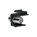 LogiLink NK0018B Keystone F-Type 75 omų mova (moteris į moterį), juoda