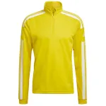 adidas Squadra 21 treniruočių vir&scaron;utinė dalis geltona GP6474 S vyri&scaron;kas megztinis