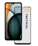 Tactical Xiaomi Redmi A3 2024 Glass Shield 5D juodo rėmelio ekrano apsauginis stiklas