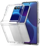 Ringke Fusion Flap Galaxy Z Flip 8 skaidrus dėklas su vyrio apsauga