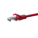 DSIT DC-C65-075 CAT6 U/UTP tinklo kabelis, 7,5 m, raudonas, CCA