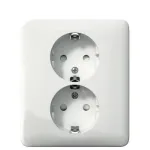 SCHNEIDER ELECTRIC 2S/16A/IP21 Q-CONN baltas dvipolis jungiklis