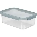 CURVER Smart Eco Fresh stačiakampė maisto laikymo dėžė 5L, permatoma, su žaliu dangteliu