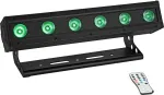 EUROLITE AKKU IP BAR-6 Entry QCL QuickDMX IP65 LED &scaron;viesos juosta RGBW su baterija