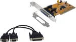 EXSYS EX-43362 2 prievadų RS-232 PCI Express nuoseklioji valdymo plok&scaron;tė
