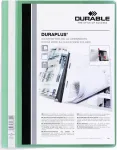 DURABLE DURAPLUS A4+ prezentacinė aplankė, žalia, 25 vnt. paketas 257905