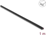 Delock PVC lipnus briaunų apsaugos profilis 25 x 25 mm, 1 m, juodas 18490