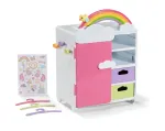 BABY born Rainbow Wardrobe lėlių spinta su &scaron;viesos efektais