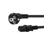 E+P SW 14 &Scaron;alto prietaiso maitinimo kabelis 2,0 m juodas Schuko į IEC C13