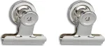MAUL magnetic letter clip with strong magnet, 50 mm, nickel-plated metal, 20 mm clamping width, 1 piece 2185096