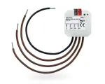 MDT AKK-03UP.03 KNX 3 kanalų įleidžiamas perjungimo aktorius 10A 230V AC kompakti&scaron;kas 14&micro;F EVG ir ventiliatoriaus konvektoriui