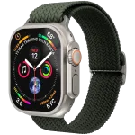 VONM&Auml;HLEN austas nailoninis apyrankė Apple Watch 40/41/42mm, alyvuogių spalvos