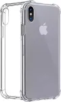CYOO keturių kampų silikoninis dėklas Apple iPhone XS Max - permatomas