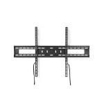 Nedis fiksuotas TV sieninis laikiklis 60-100 colių ekranams, 75 kg maks., VESA 200x200&ndash;800x400, juodas
