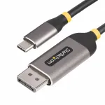 StarTech.com 10ft (3m) USB-C į DisplayPort adapterinis kabelis, 8K 60Hz, 4K 144Hz, HDR, USB Type-C į DP 1.4 vaizdo keitimo kabelis, suderinamas su USB4 / Thunderbolt 3 / 4