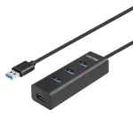UNITEK Y-3089V01 USB 3.2 Gen 1 (3.1 Gen 1) Type-A sąsajų &scaron;akotuvas 5000 Mbit/s Juodas