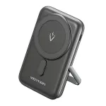 Powerbank Vention 10000mAh Magnetinis Belaidis 20W, 1&times;USB-C, belaidis įkrovimas, juoda