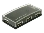 USB &scaron;akotuvas DeLOCK 4 prievadai i&scaron;orinis USB 2.0 480 Mbit/s