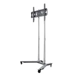 Edbak TR1 mobilus stovas informaciniams ekranams 190,5 cm (75 inch), juodas, nerūdijantis plienas