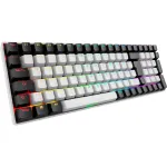 SKILLER SGK50 S2, žaidimų klaviatūra balta, DE i&scaron;dėstymas, Gateron Red