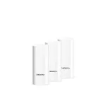 Durų / langų jutiklis Netatmo DTG-EC belaidis atsparus orams 3 V (2&times;AAA), diapazonas 80 m, baltas, 3 vnt. rinkinys