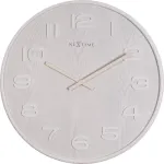 NeXtime 3096WI Sieninis laikrodis &ndash; medinis, kvarcinis, baltas, apvalus