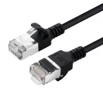 Microconnect V-FTP6A015S-SLIM tinklo kabelis 1,5 m juodas Cat6a U/FTP (STP)