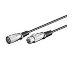 Microconnect XLRMF3 garso kabelis su XLR 3 kontaktų jungtimis, 3 m