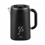 Jata JEHA1575 elektrinis virdulys, 1,7 l, 1500 W, 5 vandens temperatūros režimai, juodas/nerūdijantis plienas