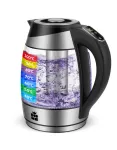 Forme FKG-448 stiklinis elektrinis virdulys, 1,8 l, 2200 W, temperatūros reguliavimas, pilkos spalvos