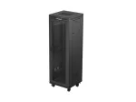 19 colių laisvai pastatomas stovo spintos korpusas LANBERG FF01-6637-23BL 37U 600x600 juodas