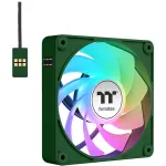 Thermaltake CT120 EX Reverse ARGB Sync 120mm korpuso ventiliatorius 3 vnt. pakuotė Žalia