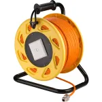 Tinklo kabelis Goobay Portable RJ45 50m Cat7a Oranžinis