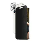 PanzerGlass Privacy 3-in-1 Pack iPhone 15 Pro apsauginis grūdintas stiklas nuo smūgių