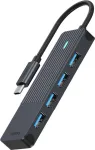 Rapoo 11416 USB-C &scaron;akotuvas (USB-C į USB-A), pilkos spalvos