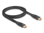 DeLOCK HDMI kabelis 5 m, A tipo ki&scaron;tukas &ndash; A tipo ki&scaron;tukas, 48 Gbit/s, juodas