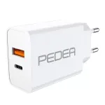 PEDEA 60040100 Universal White AC Fast charging Indoor
