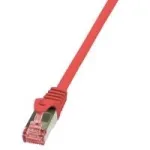 Tinklo kabelis LogiLink 10m Cat.6 RJ-45 S/FTP Raudonas