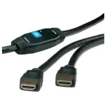 HDMI auk&scaron;tos spartos laidas ROLINE 30m su stiprintuvu