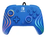 PDP Afterglow Wave Blue USB žaidimų pultas Analogue / Digital, skirtas Nintendo Switch, Nintendo Switch OLED