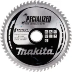 Makita Efficut - diskinio pjūklo geležtė - medienai, metalui, WPC (medienos-plastiko kompozitams)