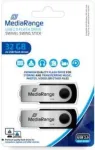 USB atmintukas MediaRange 32 GB USB Type-A 2.0 MR911-2 (2 vnt.)