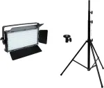 LED rinkinys EUROLITE PLL-480 CW/WW su stovu &mdash; scenos ir aplinkos ap&scaron;vietimas, reguliuojama &scaron;alta ir &scaron;ilta balta